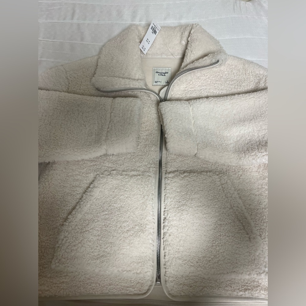 Abercrombie Sherpa Aviator Jacket (NWT)